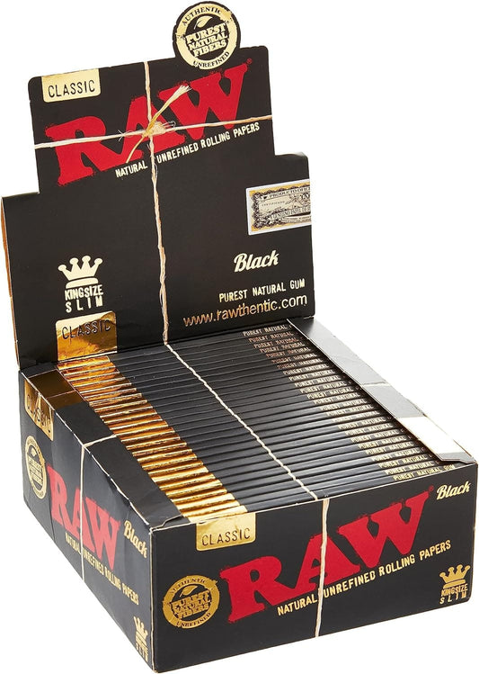 RAW Classic Black 1 1/4 Papers